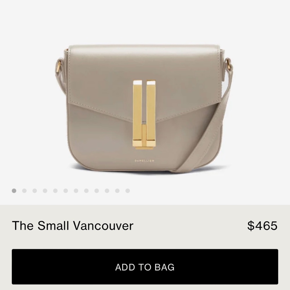 DeMellier Small Vancouver Leather Crossbody Bag - Picture 6 of 6